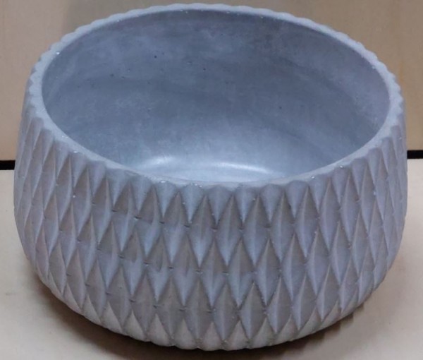 Keramik-Beton-Schale mit Muster